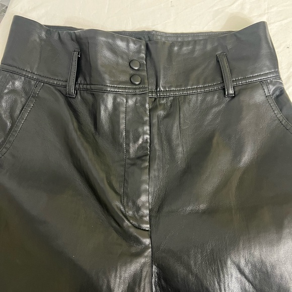 Wilfred Small Black Leather Pants - Picture 2 of 11